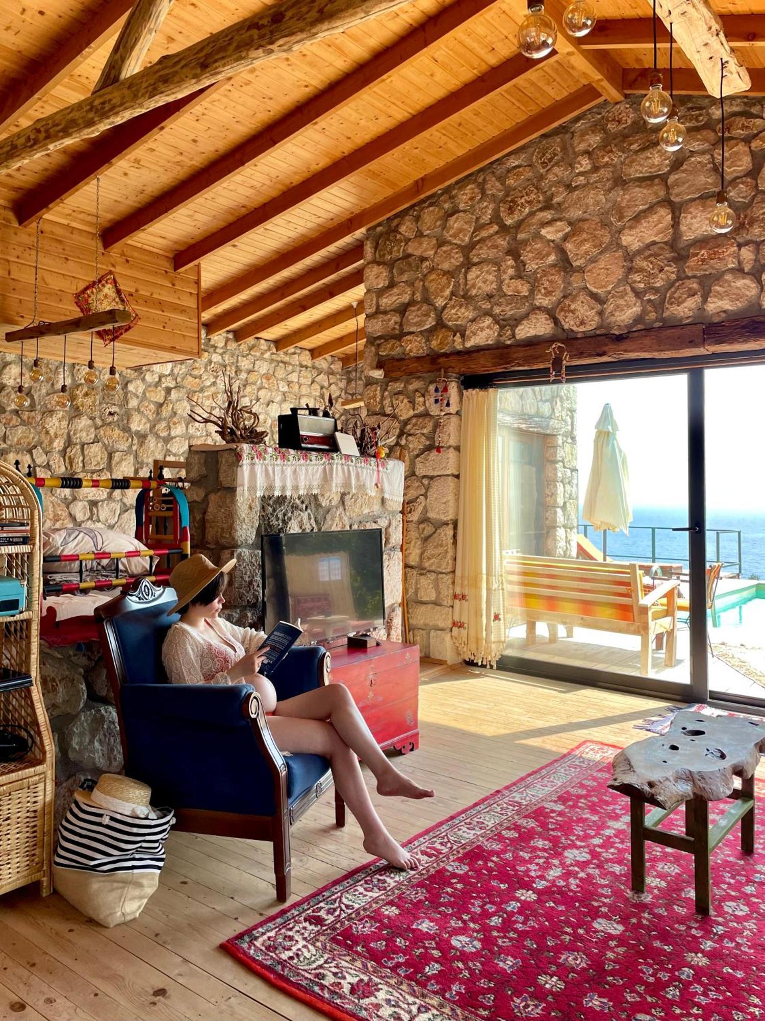 Shavilla Kalkan - Yali ' Da Korunakli 1+1 Villa Patara Eksteriør billede